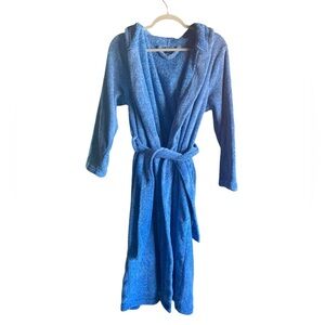 Arizona Jean Co. blue kid’s shark robe size large 14 - 16 unisex ocean beach 🦈